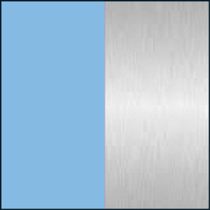 bleu pastel mat | palladium poli