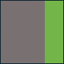 gris translucide mat | vert fluo mat