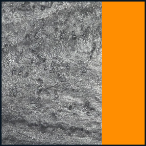 gris souris marbré mat | orange fluo miami mat
