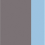Bleu pastel Mat / Gris Translucide Mat