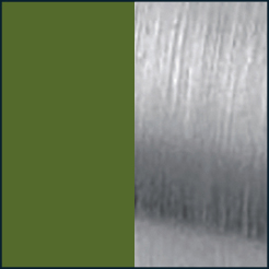 vert clair translucide mat | ruthénium poli
