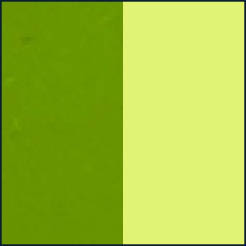 vert translucide brillant | jaune fluo satin