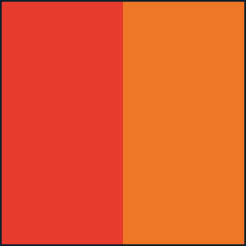 orange brillant | orange fluo satin