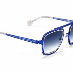be boyish hole sun 499 bleu majorelle satin perforé | palladium poli