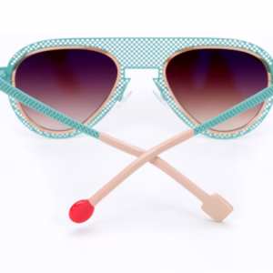 be legend hole sun 507 turquoise satin perforé | or rose poli