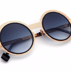 be val de loire hole sun 490 or rose poli perforé | bleu marine satin