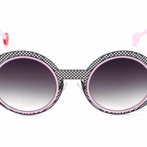 be val de loire hole sun 492 taupe satin perforé | rose pastel satin