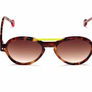 mini be hype sun t46 192 écaille fauve brillant | jaune fluo